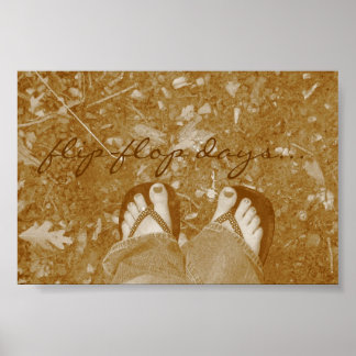 "Flip-flop Days..." Affiche