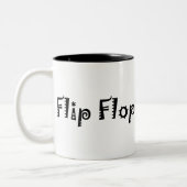flip flop in Black Tweekleurige Koffiemok (Links)
