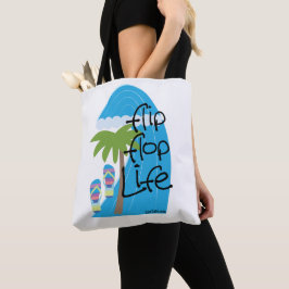 Flip Flop Life Canvas tas