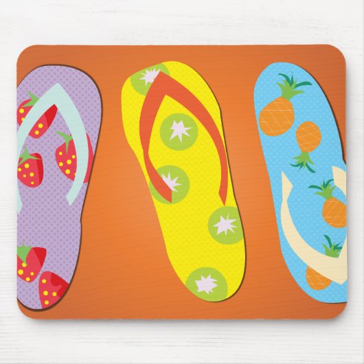 flip-flop Mousepad Muismat (Voorkant)