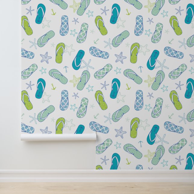 Flip Flop Pattern Behang (Applicatie)
