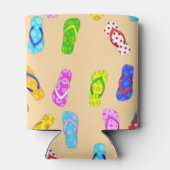 Flip Flop Pattern Blikjeskoeler (Achterkant)