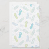 Flip Flop Pattern Briefpapier (Voorkant / Achterkant)