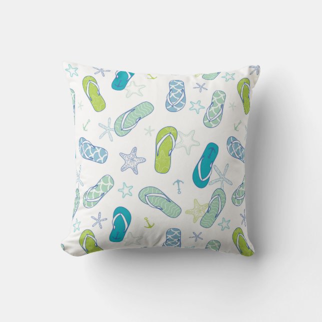 Flip Flop Pattern Kussen (Voorkant)