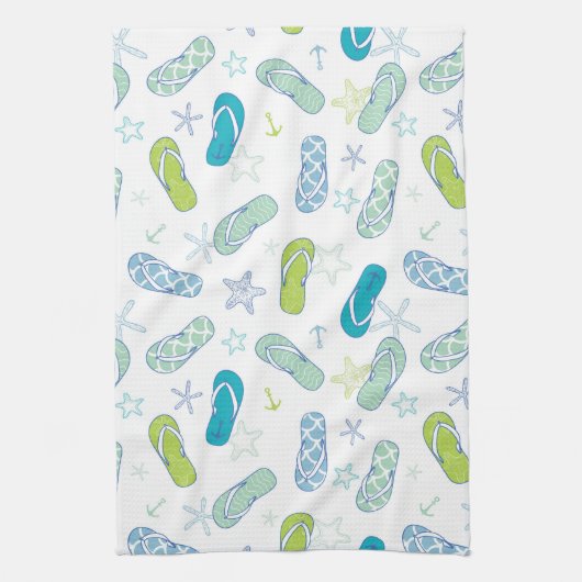 Flip Flop Pattern Theedoek (Verticaal)