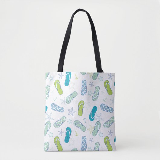 Flip Flop Pattern Tote Bag (Voorkant)