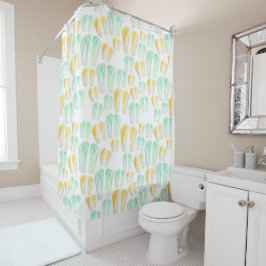 Flip Flop Print Shower Curtain  Douchegordijn