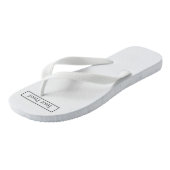 Flip flop sandaal slippers giftig bewijs (Schuin)