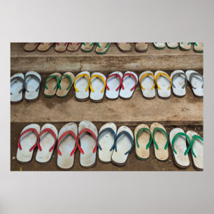 Flip Flop Sandalen Poster