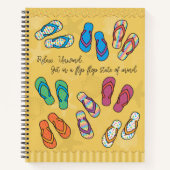 Flip Flop Spiral notebook Notitieboek (Voorkant)