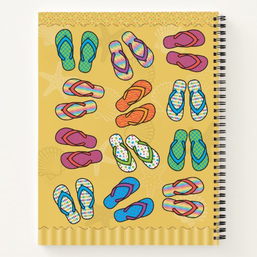 Flip Flop Spiral notebook Notitieboek (Achterkant)