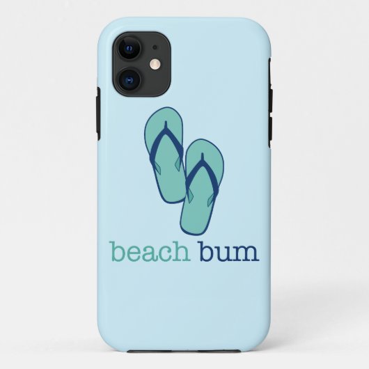 Flip Flops Beach Bum iPhone 5 Coque (Dos)