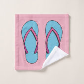 Flip Flops de plage (Gant de toilette)