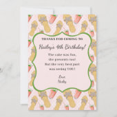 Flip Flops en Limonade Bedankkaart (Voorkant)