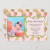 Flip Flops et Lemonade Party Invitation (Devant / Derrière)