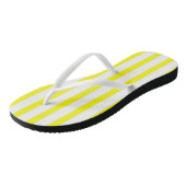 Flip Flops Geel & Wit Gestreept (Schuin)
