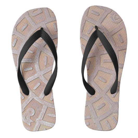 Flip Flops - Mangatdeksel. (Voetbed)