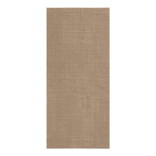 Flip Flops Sandy Beach Burlap Menu Mariage (Dos)