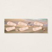 Flip Flops sur la plage Mariage Boire Billets (Dos)