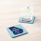 Flip Georgia Blue voor 2024 Bier Onderzetter (Rechterzijde)