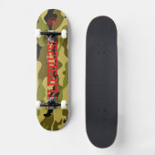 Flip kant voor de echte skateboarders camo skateboard (Voorkant)
