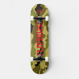 Flip kant voor de echte skateboarders camo skateboard