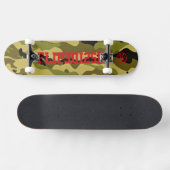 Flip kant voor de echte skateboarders camo skateboard (Horizontaal)