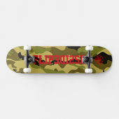 Flip kant voor de echte skateboarders camo skateboard (Horizontaal)
