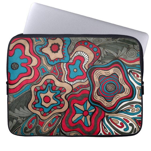 Flip - Neopreen Macbook Pro Sleeve (Voorkant)