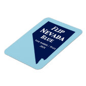 Flip Nevada Blue voor 2024 Magneet (Linkerzijde)