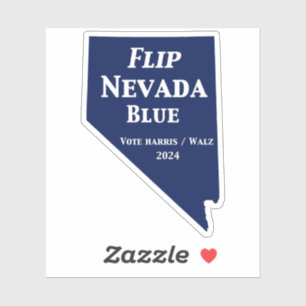 Flip Nevada Blue voor 2024 Sticker