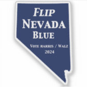 Flip Nevada Blue voor 2024 Sticker (Voorkant)