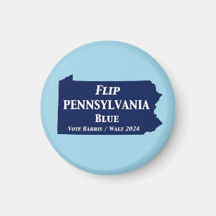 Flip Pennsylvania Blue in 2024 Magneet