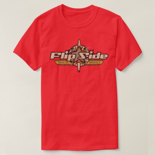Flip Side Pinball Bar 2017 T-shirt (Design voorkant)