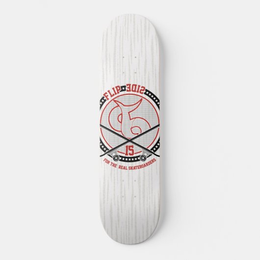 Flip side voor de echte skateboarders skateboard (Voorkant)