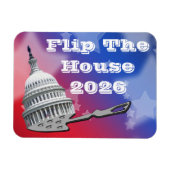 Flip The House Vote Blue 2026 Magneet (Horizontaal)