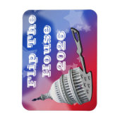 Flip The House Vote Blue 2026 Magneet (Verticaal)