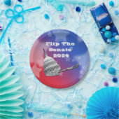 Flip The Senate Vote 2026 Papieren Bordje (Feest)