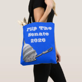 Flip The Senate Vote Blue 2026 Draagtas (Dichtbij)