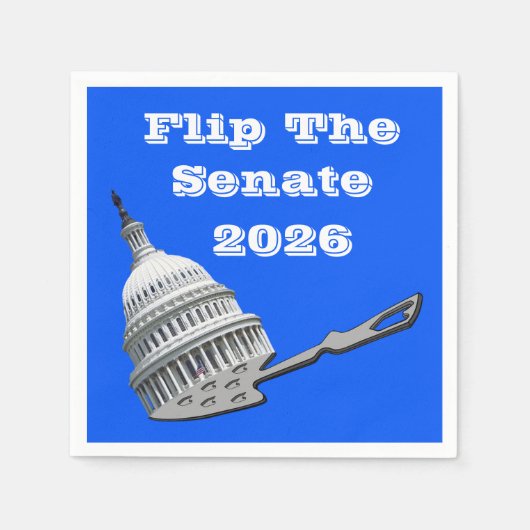 Flip The Senate Vote Blue 2026 Servet (Voorkant)