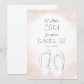 Flipflops Dansende Voeten Kaart (Voorkant / Achterkant)