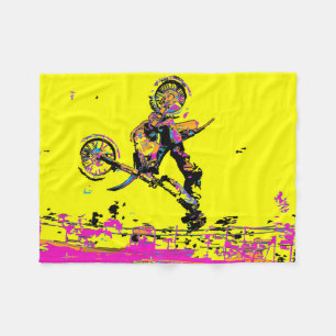 Flippen uit! - Freestyle motorcross trucs Fleece Deken