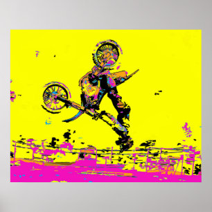 Flippen uit! - Freestyle motorcross trucs Poster