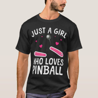 Flipperkast kunst voor meisjes vrouwen Flipperkast T-shirt