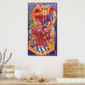 Flipperkast Poster (Keuken)
