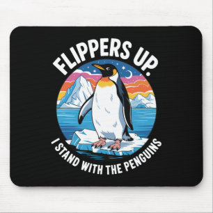 Flippers staan op met de Pinguïns Bevrijdingsdag Muismat