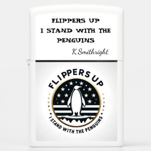 'FLIPPERS UP' IK STA BIJ DE PINGUÏNS