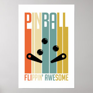 Flippin Awesome - Poster de Pinball