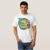 Flippin' Chimp Pinball T-Shirt (Voorkant volledig)