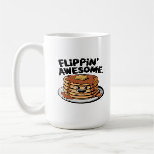 Flippin' Geweldige Pannenkoekenstapel Grappig Ontb Koffiemok